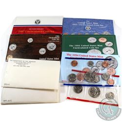 U.S. Mint Issue: Lot of U.S. Mint Uncirculated Sets. You will receive 1971, 1972, 1985, 1987, 1991,