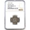Image 1 : 1875-S USA 20-cent Rotated Dies Mint Error NGC Certified F-12