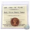 Image 1 : 1964 Canada 1-cent ICCS Certified PL-66 Red Ultra Heavy Cameo