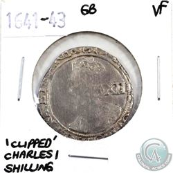 Great Britain 1641-43 'Clipped' Charles I Shilling VF.
