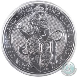 Great Britain 2017 Lion of England 10 ounce .999 Fine Silver 10 Pounds. No Tax