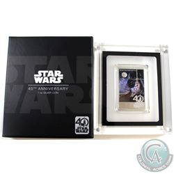 New Zealand Mint Issue: 2017 $2 Niue Star Wars A New Hope 40th Anniversary 1oz Fine Silver Coin (Tax