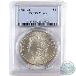 USA 1883CC Silver $1 PCGS Certified MS-63