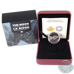 Canada 2014 Canada $300 The Bison - Challenge for Power .9995 Platinum Coin (TAX Exempt)