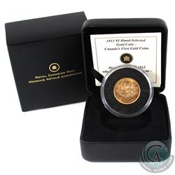 Canada 1913 $5 Premium Hand-Selected Goin Coins - Canada's First Gold Coins issued by the RCM in pre