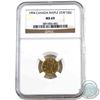 Image 1 : Canada 1994 1/15oz. $2 Gold Maple Leaf NGC Certified MS-69 (Tax Exempt). Produced only in 1994, the 