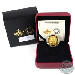 Canada 2014 $200 Matriarch Moon Mask Fine Gold Coin (Tax Exempt).