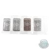 Image 1 : 4x Vintage Royal Canadian Mint 1oz Fine Silver Bars 'B' Series (TAX Exempt). Serial # B006942, B0069