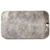 Image 2 : Ultra Rare! 1974 Johnson Matthey & Mallory 1oz Fine Silver Bar with Blank Reverse (Tax Exempt). Hole
