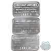 Image 1 : Lot of Scarce Engelhard Industries Canada 1oz Fine Silver Bars with '6 digit #' and Bull Mark (TAX E