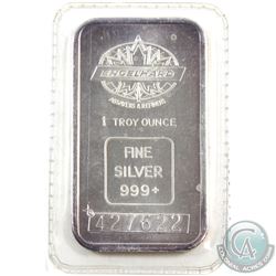 Rare! Engelhard 1oz Fine Silver Bars with Large Font Serial # (TAX Exempt). Similar to other example