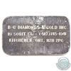 Image 2 : Vintage Engelhard 'Maple Leaf' 1oz Silver Bar with centered Weight Stamp (TAX Exempt). This bar has 