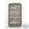 Image 1 : SCARCE! Johnson Matthey 1oz Fine Silver Bar with 'King Koil' Reverse (TAX Exempt). Serial #000846. 1