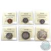 Image 2 : 1937 Canada 6-coin Matte Specimen Set ICCS Certified SP-65 & SP-66. 1-cent SP-65 RED (a full red wit