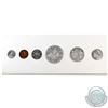 Image 1 : 1955 Canada Proof Like Set in Original White Cardboard - Contains Choice Cameo Coins!