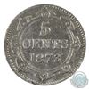 Image 3 : Newfoundland 5-cent 1873 Obv.1, ICCS Certified F-15. Recommend viewing as coin has some rim damage &