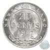 Image 3 : Newfoundland 25-cent 1917C ICCS Certified MS-60. Frosty white coin.