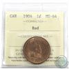 Image 1 : 1-cent 1904 ICCS Certified MS-64 Red