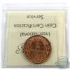 Image 2 : 1-cent 1912 ICCS Certified MS-65 Red; Landon. An attractive original coin with soft satin fields and