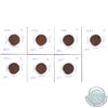 Image 1 : 1-cent 1922: 2x VG, 2x Fine, 2x VF & VF-EF. 7pcs