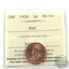 Image 1 : 1-cent 1928 ICCS Certified MS-64 Red. Consistent red tones throughout with flashy rolling lustre.