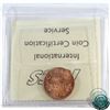 Image 2 : 1-cent 1935 ICCS Certified MS-65 Red. A vibrant coin with soft orange glow.