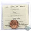 Image 1 : 1-cent 1944 ICCS Certified MS-64 Red