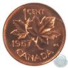 Image 3 : 1-cent 1957 ICCS Certified MS-66 Red.