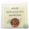 Image 2 : 1-cent 1965 SmBds Ptd5 ICCS Certified MS-66 Red.