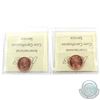 Image 2 : 1-cent 2007 Magnetic & 2009 Non Magnetic ICCS Certified MS-67 Red. 2pcs