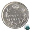 Image 3 : 5-cent 1872H ICCS Certified AU-50. An intersting coin with some die clashes throughout the obverse a