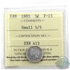Image 1 : 5-cent 1885 Small 5/5 ICCS Certified F-15