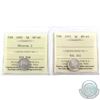Image 1 : 5-cent 1892 Obverse 2 ICCS EF-40 & 1893 ICCS EF-45. 2pcs