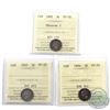 Image 1 : 5-cent 1892 Obverse 2 ICCS VF-30, 1893 ICCS VF-20 & 1894 ICCS VF-30. 3pcs