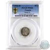 Image 1 : 5-cent 1902H Small H PCGS Certified MS-66. A beautifully toned example with olive greens and indigo 