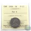 Image 1 : 5-cent 1926 Far 6 ICCS Certified F-15