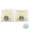 Image 1 : 5-cent 1938 ICCS AU-55 & 1939 ICCS MS-63. 2pcs