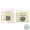 Image 2 : 5-cent 1938 ICCS AU-55 & 1939 ICCS MS-63. 2pcs