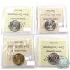 Image 2 : 5-cent 1940, 1941, 1942 Nickel & 1942 Tombac ICCS Certified MS-63. 4pcs