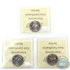 Image 2 : 5-cent 1984, 1985 & 1986 ICCS Certified MS-65. 3pcs