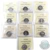 Image 2 : 5-cent 2000P, 2001P, 2002P, 2003P, 2005P, 2005P VE Day, 2006P, 2007, 2009 & 2011 ICCS Certified MS-6