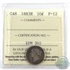 Image 1 : 10-cent 1883H ICCS Certified F-12