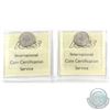 Image 2 : 10-cent 1896 Obverse 5 ICCS F-15 & 1896 Obverse 6 ICCS VF-20. 2pcs