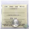Image 1 : 10-cent 1940 ICCS Certified MS-65.
