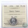Image 1 : 10-cent 1954 ICCS Certified PL-66 Heavy Cameo