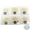 Image 2 : 10-cent 2006 RCM Logo, 2006P, 2007 Straight 7, 2008, 2011 & 2012 ICCS Certified MS-66. 6pcs