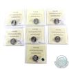 Image 2 : 10-cent 2007 Straight 7, 2008, 2009, 2013, 2014, 2015 & 2016 ICCS Certified MS-65. 7pcs