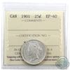 Image 1 : 25-cent 1901 ICCS Certified EF-40