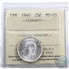 Image 1 : 25-cent 1940 ICCS Certified MS-65
