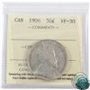 Image 1 : 50-cent 1906 ICCS Certified VF-30.